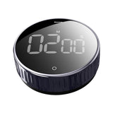 Baseus Heyo Rotation Countdown Timer (Acdjs-01), ABS, Large Backlit Display, Magnetic, 90dB, 4.5V, Negru