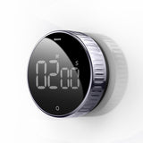 Baseus Heyo Rotation Countdown Timer (Acdjs-01), ABS, Large Backlit Display, Magnetic, 90dB, 4.5V, Negru