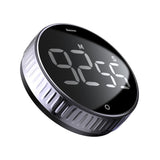 Baseus Heyo Rotation Countdown Timer (Acdjs-01), ABS, Large Backlit Display, Magnetic, 90dB, 4.5V, Negru