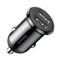 Incarcator auto Baseus (Ccallp-01), 2x USB, Mini Appearance, 4.8A, negru