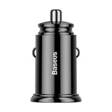 Incarcator auto Baseus Circular (Ccall-YS01), USB, Type-C, Incarcare rapida, 30W, 5A, negru