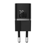Incarcator retea Baseus (CCGN050101), GaN, Type-C, Incarcare rapida, 20W, negru