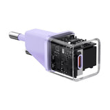 Incarcator retea Baseus (CCGN050105), GaN, Type-C, Incarcare rapida, 20W, mov