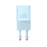 Incarcator retea Baseus (CCGN050103), GaN, Type-C, Incarcare rapida, 20W, bleu