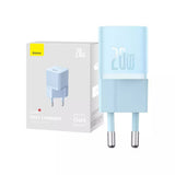 Incarcator retea Baseus (CCGN050103), GaN, Type-C, Incarcare rapida, 20W, bleu