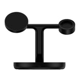 Incarcator wireless Baseus Swan (WXTE000101), MagSafe, pentru iPhone, iWatch, AirPods, cu Cable Type-C, 1m, negru