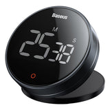 Baseus Heyo Rotation Countdown Timer Pro (FMDS000013), LED Display, Magnetic, HD Quality, 90dB, Dark Gri