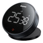 Baseus Heyo Rotation Countdown Timer Pro (FMDS000013), LED Display, Magnetic, HD Quality, 90dB, Dark Gri