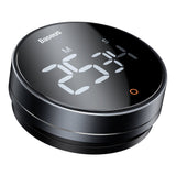 Baseus Heyo Rotation Countdown Timer Pro (FMDS000013), LED Display, Magnetic, HD Quality, 90dB, Dark Gri