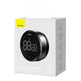 Baseus Heyo Rotation Countdown Timer Pro (FMDS000013), LED Display, Magnetic, HD Quality, 90dB, Dark Gri
