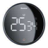 Baseus Heyo Rotation Countdown Timer Pro (FMDS000013), LED Display, Magnetic, HD Quality, 90dB, Dark Gri