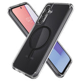 Husa pentru Samsung Galaxy S23 FE, Spigen Ultra Hybrid MagSafe OneTap Ring (ACS06374), transparenta