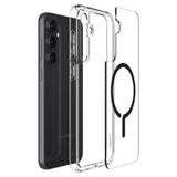 Husa pentru Samsung Galaxy S23 FE, Spigen Ultra Hybrid MagSafe OneTap Ring (ACS06374), transparenta