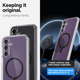 Husa pentru Samsung Galaxy S23 FE, Spigen Ultra Hybrid MagSafe OneTap Ring (ACS06374), transparenta