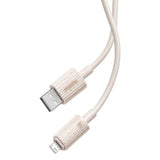 Cablu Baseus de date Habitat Series (P10360200631-01), USB to Lightning, 480Mbps, 2.4A, 2m, verde deschis