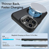 Husa pentru iPhone 15 Pro Max, ESR Classic Hybrid HaloLock Kickstand, negru