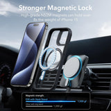 Husa pentru iPhone 15 Pro Max, ESR Classic Hybrid HaloLock Kickstand, negru