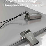 Cititor de carduri Yesido Card Reader (GS20), USB to TF Card, Aluminium Alloy, 480Mbps, gri
