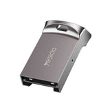 Cititor de carduri Yesido Card Reader (GS20), USB to TF Card, Aluminium Alloy, 480Mbps, gri