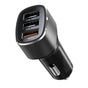Incarcator auto Yesido Incarcator auto (Y46), 3x USB, 2.4A, Q.C3.0, Incarcare rapida, 42W, negru