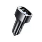 Incarcator auto Yesido Incarcator auto (Y47), Dual USB, Type-C, Incarcare rapida, 49W, Aliaj aluminiu, negru