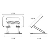 Yesido Laptop Holder (LP05), pliabil, Aluminum Alloy, pentru Devices 10, 17 inch, Argintiu