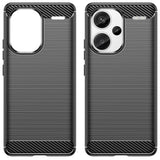 Husa pentru Xiaomi Redmi Note 13 Pro+ 5G, Techsuit Carbon Silicone, albastru