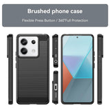 Husa pentru Xiaomi Redmi Note 13 Pro 5G, Techsuit Carbon Silicone, albastru