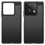 Husa pentru Xiaomi Redmi Note 13 5G, Techsuit Carbon Silicone, albastru