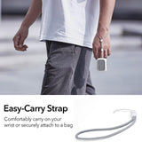 Husa casti pentru AirPods Pro 1/2, ESR, Orbit Hybrid Halolock, alb