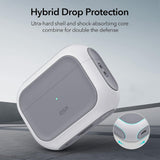 Husa casti pentru AirPods Pro 1/2, ESR, Orbit Hybrid Halolock, alb