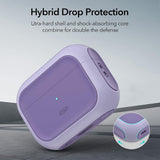 Husa casti pentru AirPods Pro 1/2, ESR, Orbit Hybrid Halolock Lavender, mov