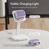 Husa casti pentru AirPods Pro 1/2, ESR, Orbit Hybrid Halolock Lavender, mov