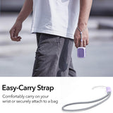 Husa casti pentru AirPods Pro 1/2, ESR, Orbit Hybrid Halolock Lavender, mov