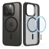 Husa pentru iPhone 15 Pro, ESR Classic Hybrid HaloLock, negru frost