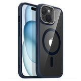 Husa pentru iPhone 15 Plus, ESR Classic Hybrid HaloLock Kickstand, albastru