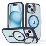 Husa pentru iPhone 15 Plus, ESR Classic Hybrid HaloLock Kickstand, albastru