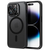 Husa pentru iPhone 14 Pro, ESR Classic Hybrid HaloLock, negru frost