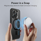 Husa pentru iPhone 14 Pro, ESR Classic Hybrid HaloLock, negru frost