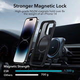 Husa pentru iPhone 14 Pro, ESR Classic Hybrid HaloLock, negru frost