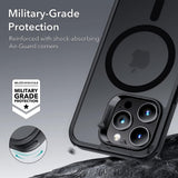 Husa pentru iPhone 14 Pro, ESR Classic Hybrid HaloLock, negru frost