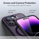 Husa pentru iPhone 14 Pro, ESR Classic Hybrid HaloLock, mov