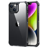 Husa pentru iPhone 13, ESR Air Armor, negru/transparenta