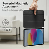 Husa tableta pentru iPad 10 (2022) 10.9, ESR Rebound Magnetic, negru