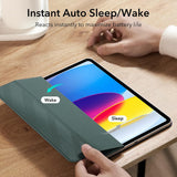 Husa tableta pentru iPad 10 (2022) 10.9, ESR Rebound Magnetic, verde