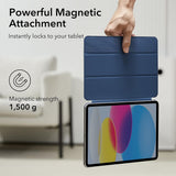 Husa tableta pentru iPad 10 (2022) 10.9, ESR Rebound Magnetic, albastru