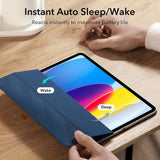 Husa tableta pentru iPad 10 (2022) 10.9, ESR Rebound Magnetic, albastru
