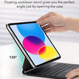 Husa tableta pentru iPad 10 (2022) 10.9, ESR Rebound Magnetic Keyboard, negru