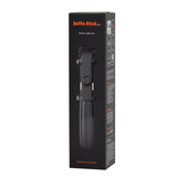 Selfie stick Techsuit (L01s), Tripod Stable Mount cu Brat extensibil, Bluetooth Telecomanda, 70cm, negru