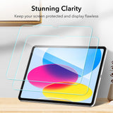 Folie de protectie pentru iPad 10 (2022) 10.9, ESR Tempered Glass 9H (2 pack)